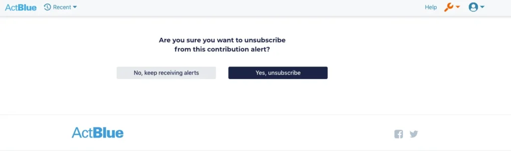 How to Unsubscribe from ActBlue Emails?